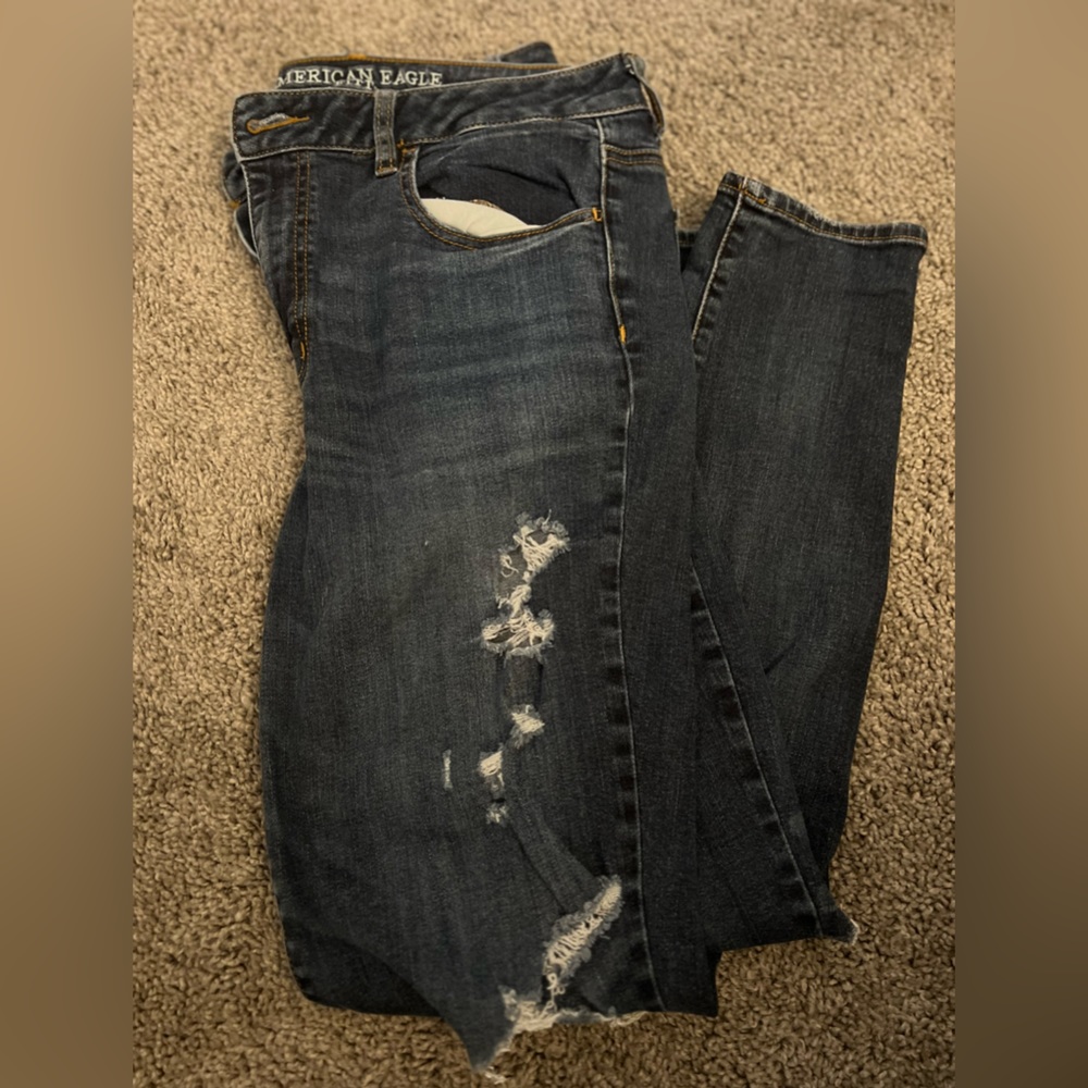 American Eagle high rise skinny jeans